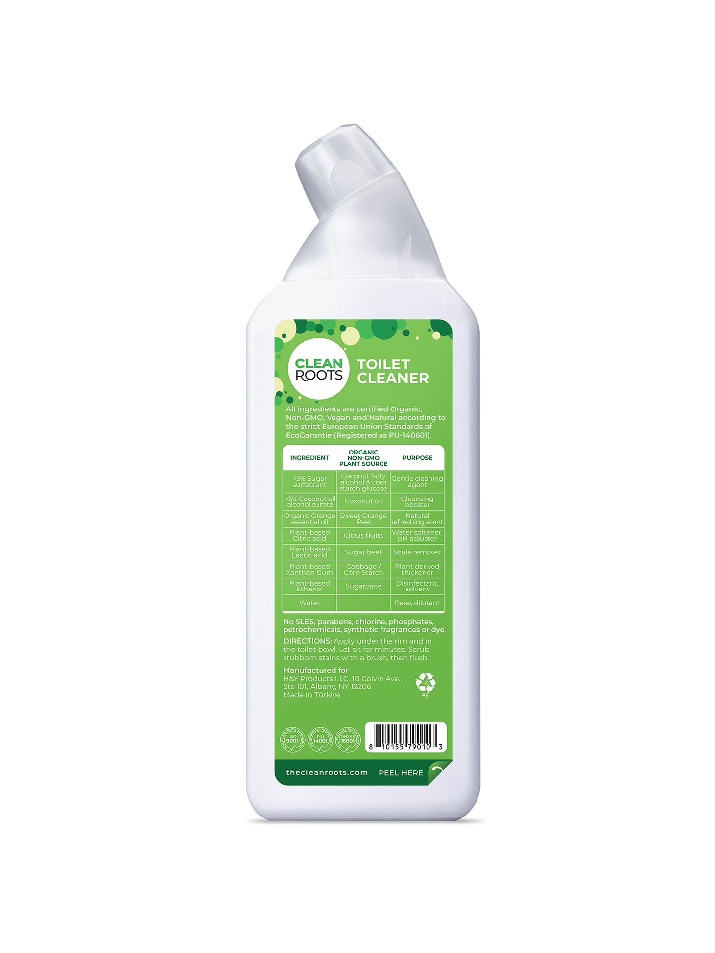Toilet Cleaner | Organic Orange | Pack of Three 25.3 fl oz (750mL)
