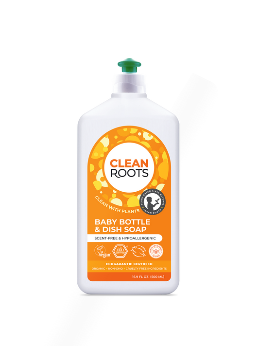 Baby Bottle & Dish Soap | Scent-Free & Hypoallergenic | Pack of Three 16.9 fl. oz (500 mL)