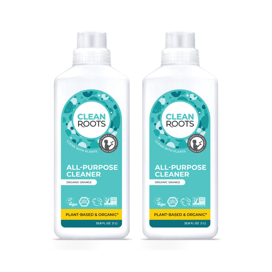 All-Purpose Cleaner | Organic Orange | Pack of Two 33.8 fl oz (1L)