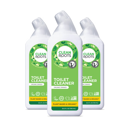 Toilet Cleaner | Organic Orange | Pack of Three 25.3 fl oz (750mL)