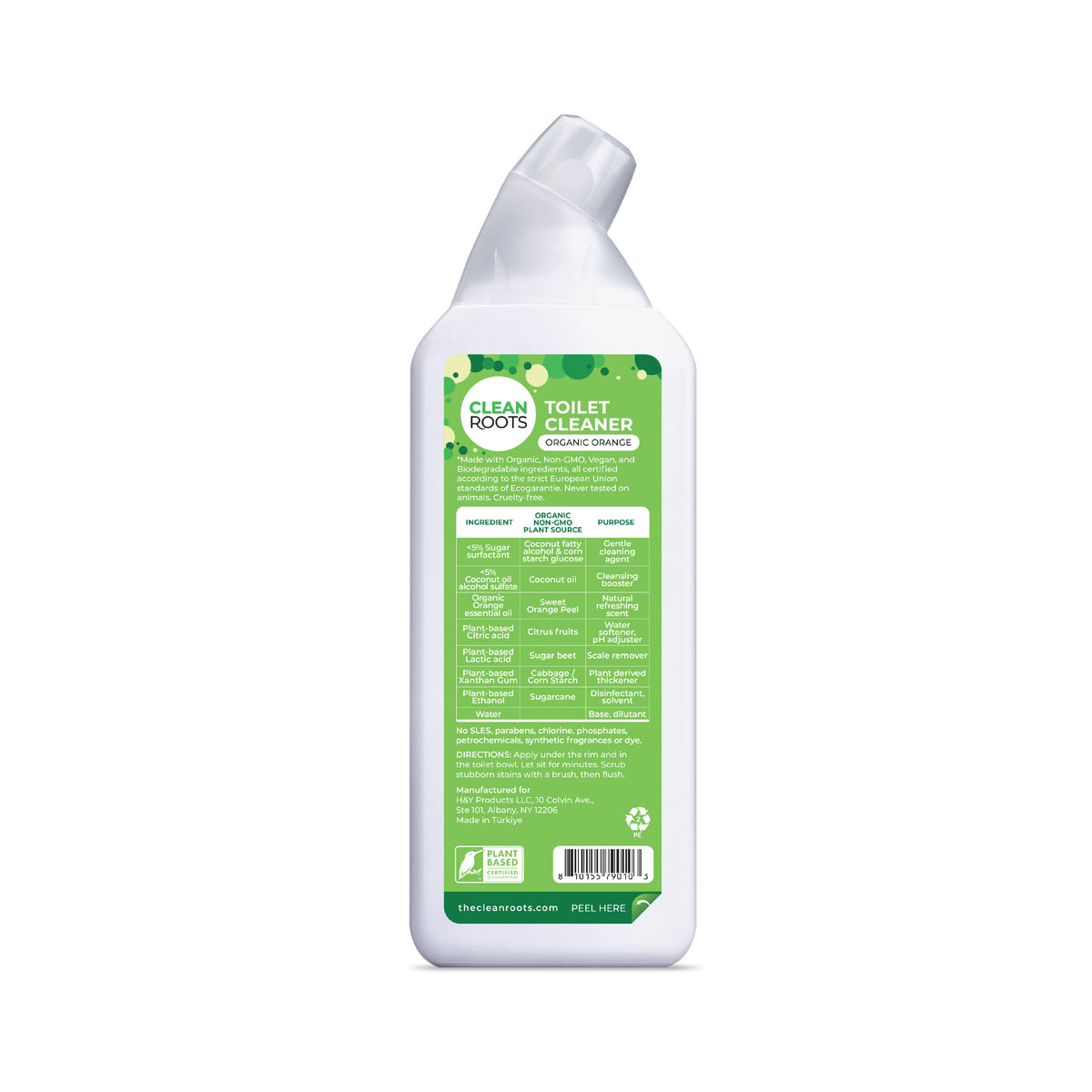 Toilet Cleaner | Organic Orange | Pack of Three 25.3 fl oz (750mL)