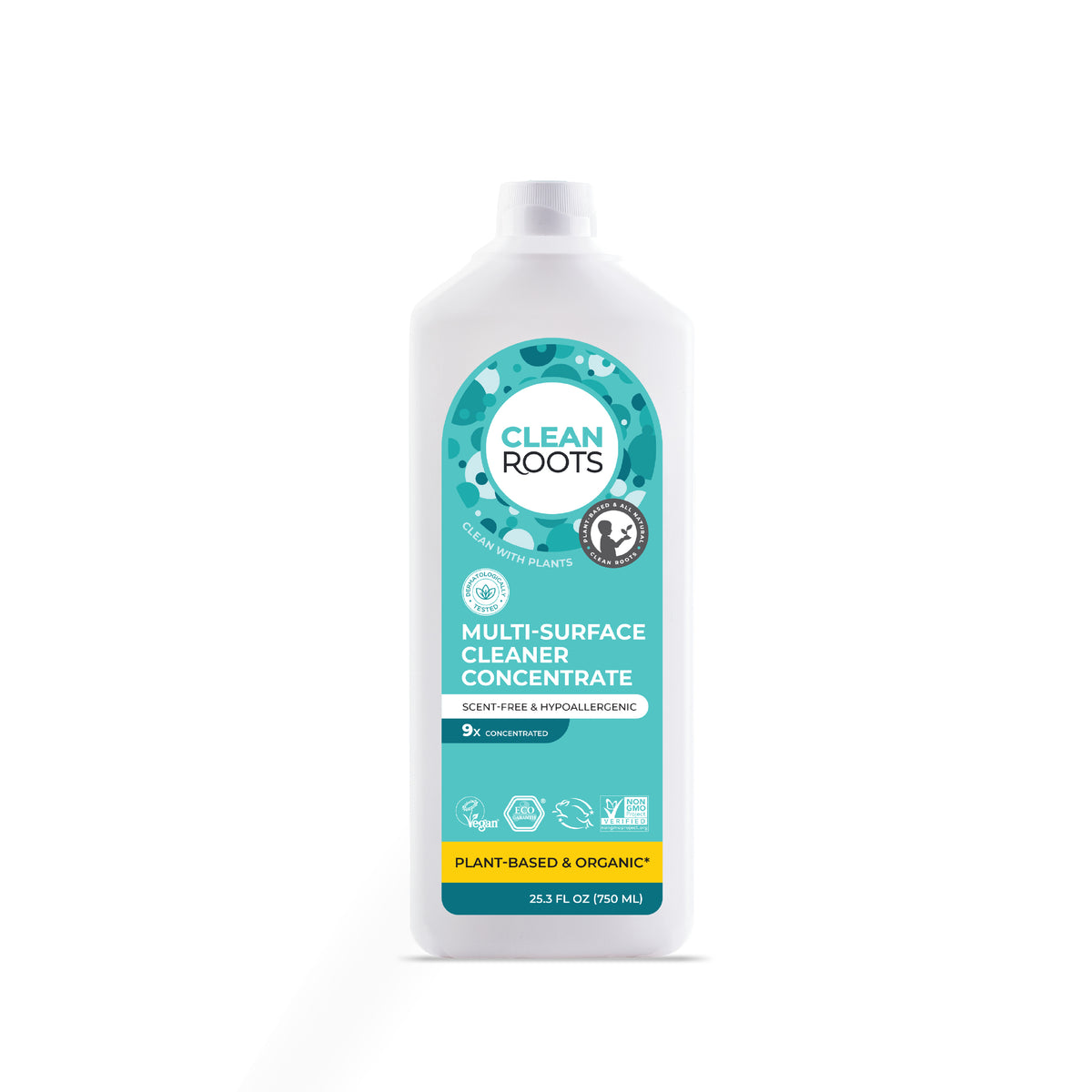 Multi-Surface Cleaner Concentrate | Scent-Free & Hypoallergenic | Safe for Baby Spaces | Pack of Three 25.3 fl oz (750mL)