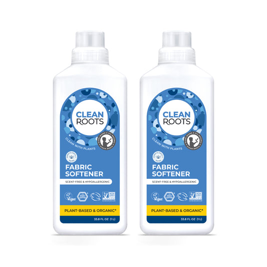 Fabric Softener | Scent-Free & Hypoallergenic | Pack of Two 33.8 fl oz (1 L)