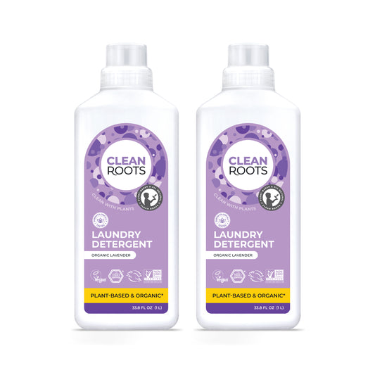 Laundry Detergent | Organic Lavender |  Pack of Two 33.8 fl oz (1 L)