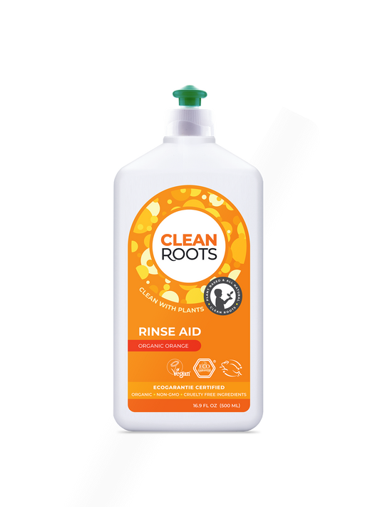 Rinse Aid | Organic Orange | Pack of Three 16.9 fl oz (500mL)