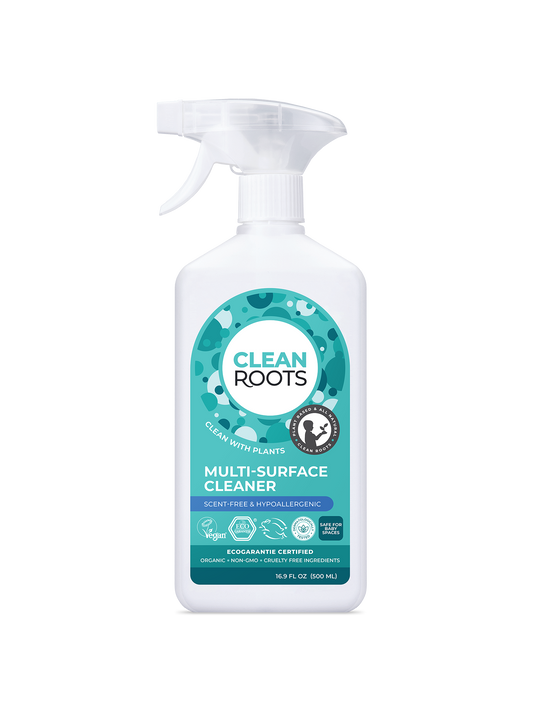 Multi-Surface Cleaner | Scent-Free & Hypoallergenic | Safe for Baby Spaces | Pack of Three 16.9 fl oz (500mL)