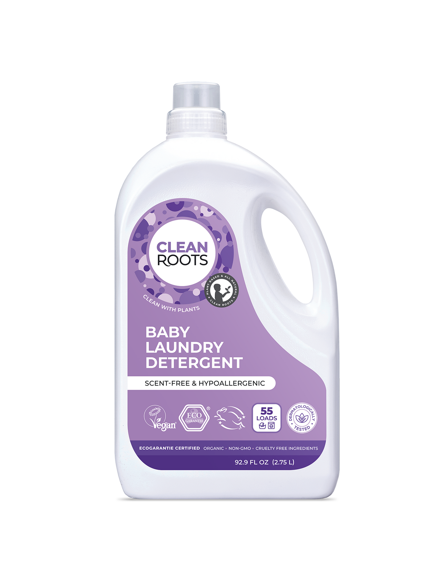 Baby Laundry Detergent | Scent-Free & Hypoallergenic | 55 Loads | 92.9 fl oz (2.75L)