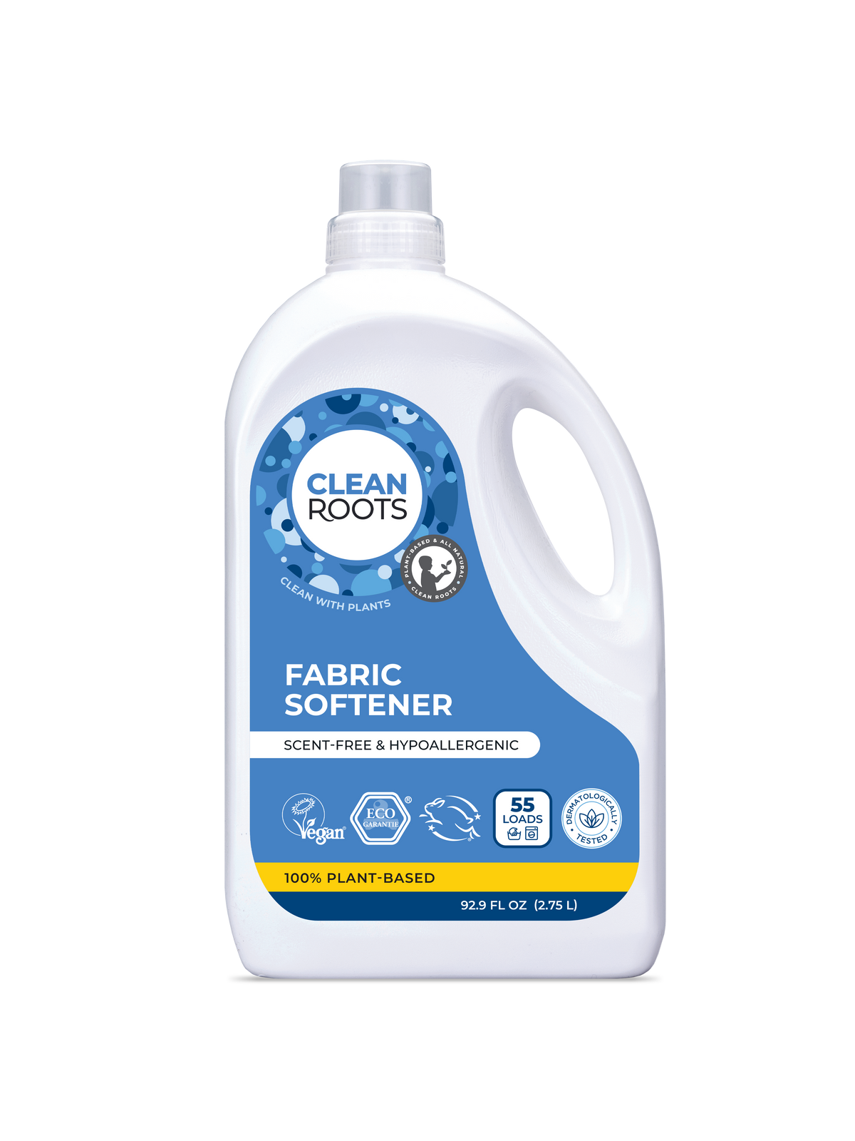 Fabric Softener | Scent-Free & Hypoallergenic | 55 Loads | 92.9 fl oz (2.75L)