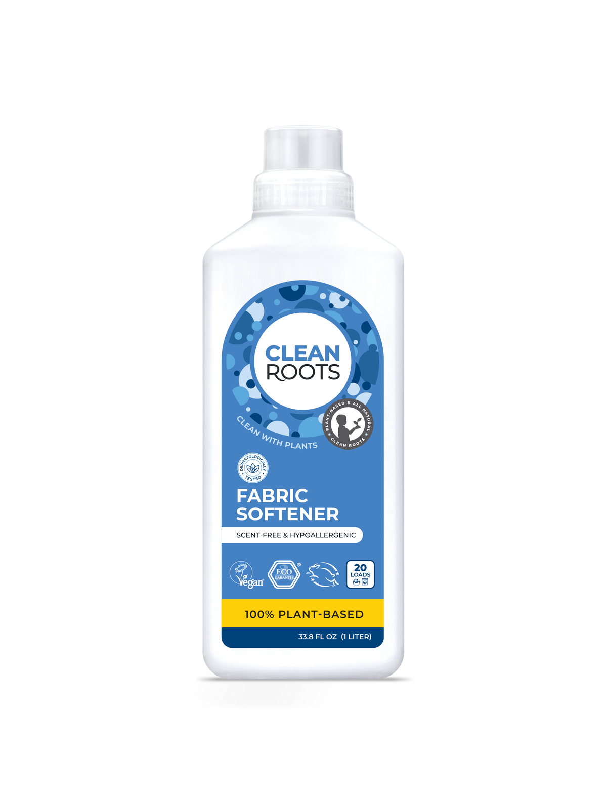 Fabric Softener | Scent-Free & Hypoallergenic | Pack of Two 33.8 fl oz (1 L)
